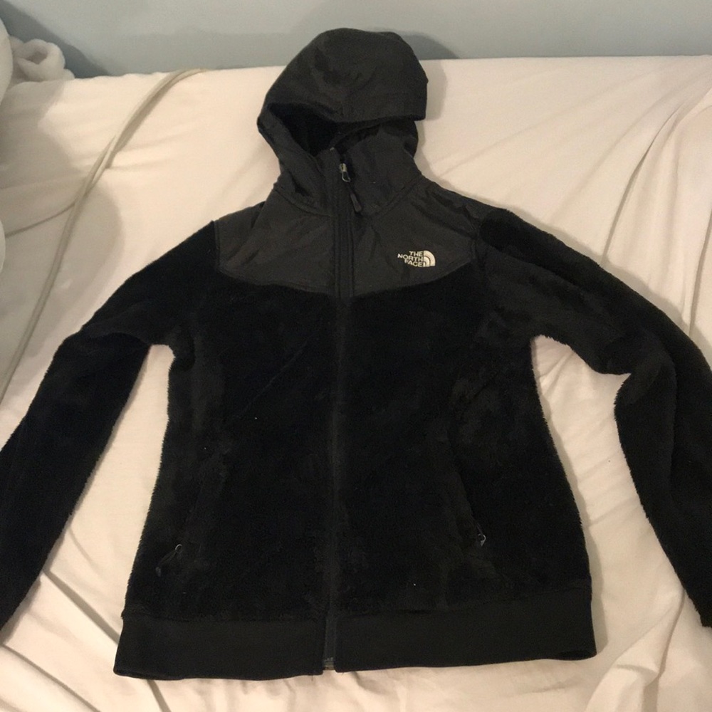 Black fuzzy north face